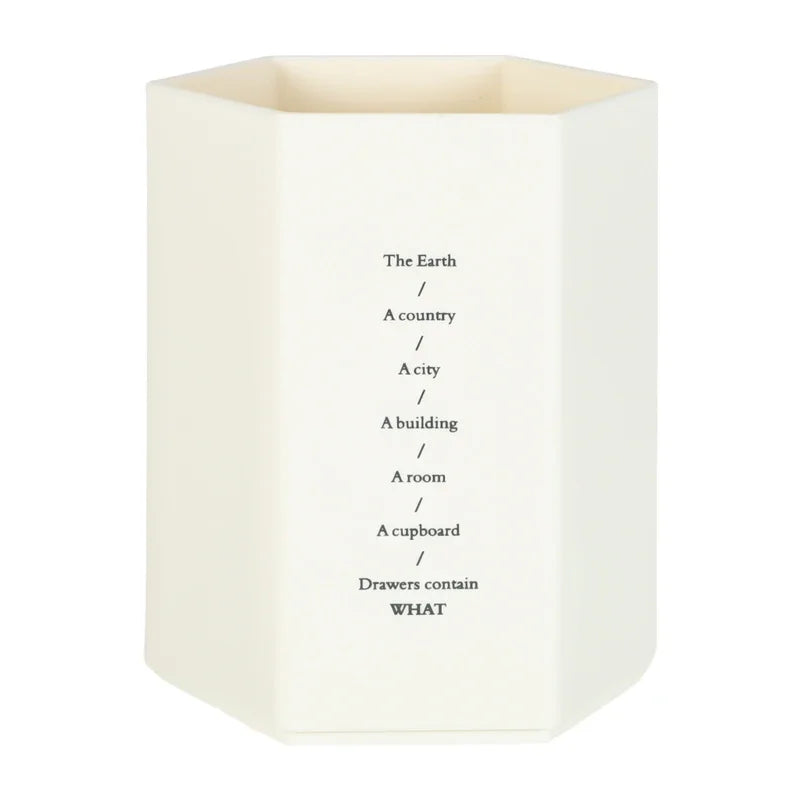 Porte-stylo Hexagonal de Bureau — Rangement Papeterie et Pinceaux Maquillage