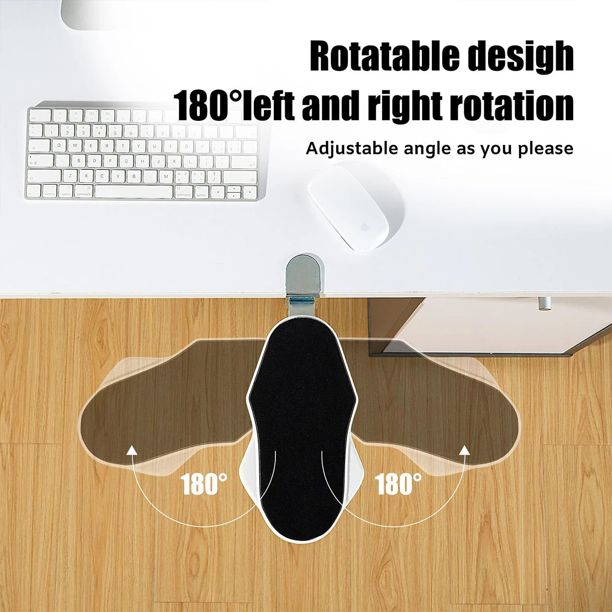 Support de Bras Ergonomique pour Bureau — Pliable, Rotatif, Réglable