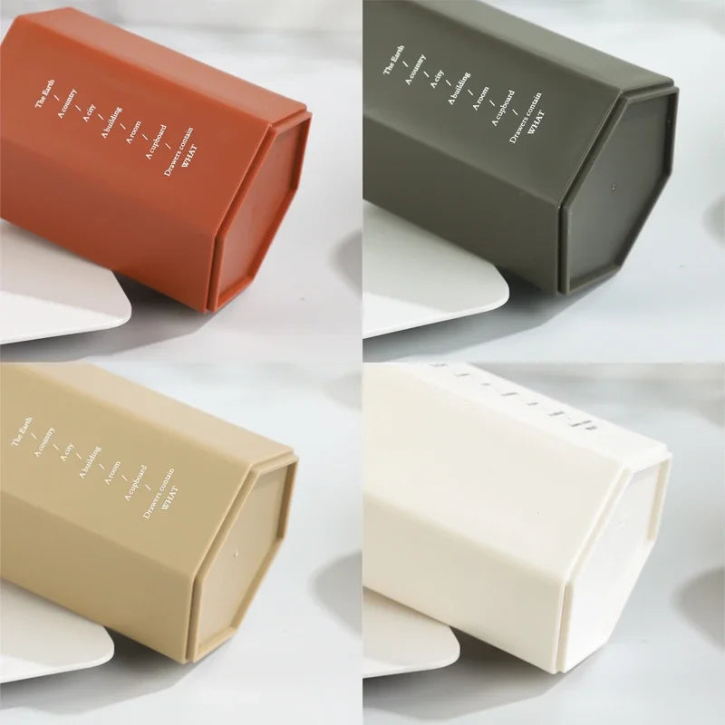 Porte-stylo Hexagonal de Bureau — Rangement Papeterie et Pinceaux Maquillage
