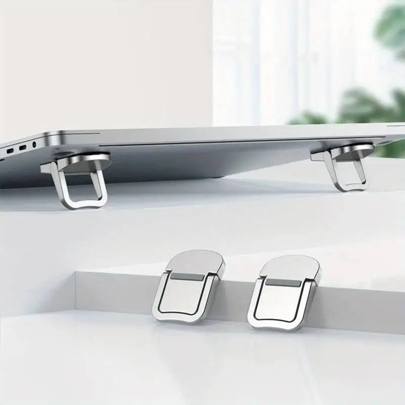 Lot de 2 Mini Supports Ordinateur Pliables — Support Clavier et Ordinateur Portable