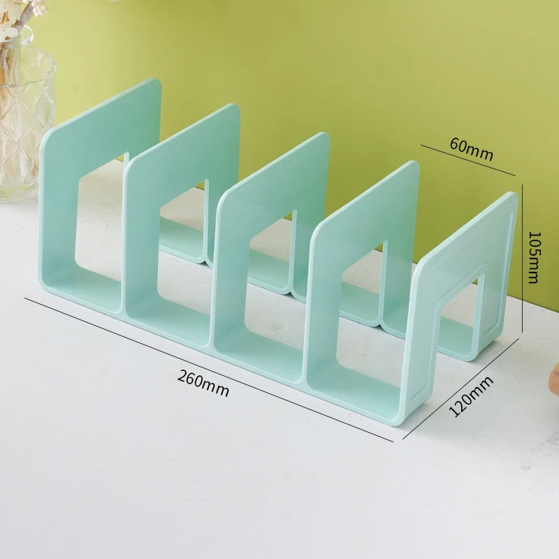 Range-livres Multifonction en Plastique — Organisateur Livres, Magazines et Fichiers Bureau