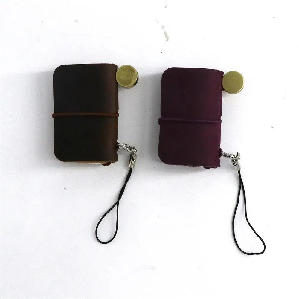 Carnet de Voyage en Cuir Portable — Journal, Notebook et Carnet Artisanal