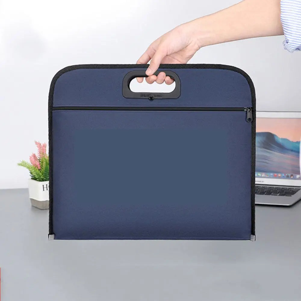 Sac Porte-documents Toile Canvas — Sacoche Bureau et Conférence Format A4/6B4