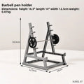 Porte-stylo Haltère Métal Créatif — Support Lunettes et Rangement Bureau Fitness