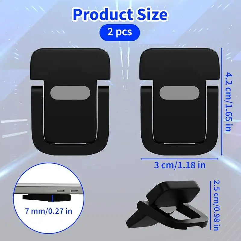 Lot de 2 Mini Supports Ordinateur Pliables — Support Clavier et Ordinateur Portable