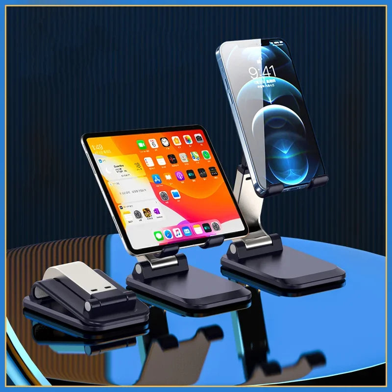 Support Téléphone et Tablette Pliable ABS — Compatible iPad, iPhone, Smartphone