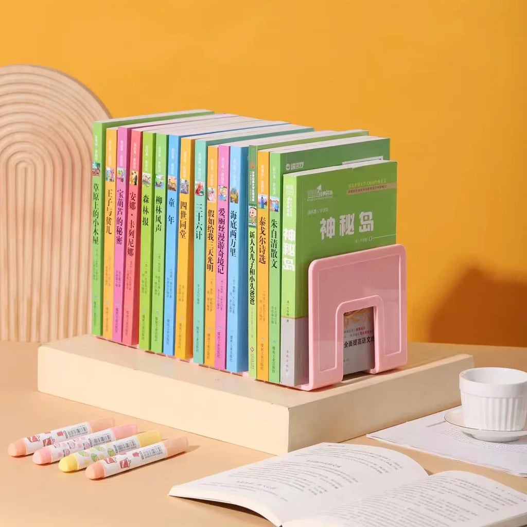 Range-livres Multifonction en Plastique — Organisateur Livres, Magazines et Fichiers Bureau