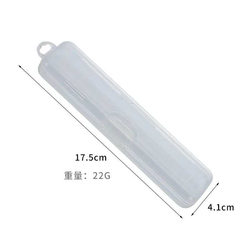 Boîte de Rangement Transparente avec Couvercle — Organisateur Pinceaux, Crayons et Accessoires Cuisine