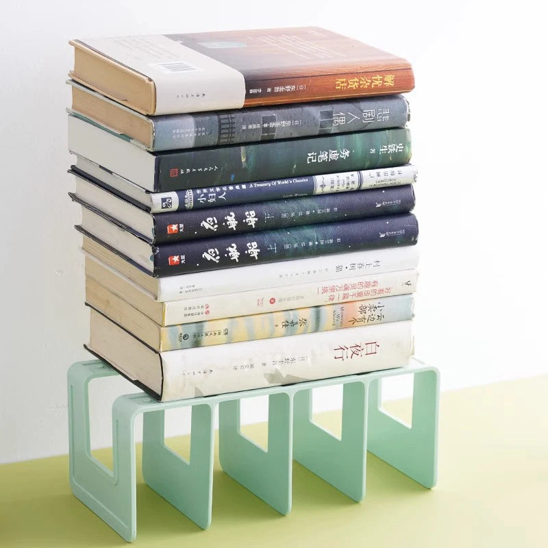 Range-livres Multifonction en Plastique — Organisateur Livres, Magazines et Fichiers Bureau