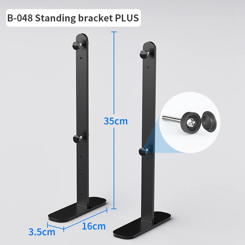 Panneau de Rangement Bureau Vertical Réglable — Rack Papeterie et Figurines Décoratives
