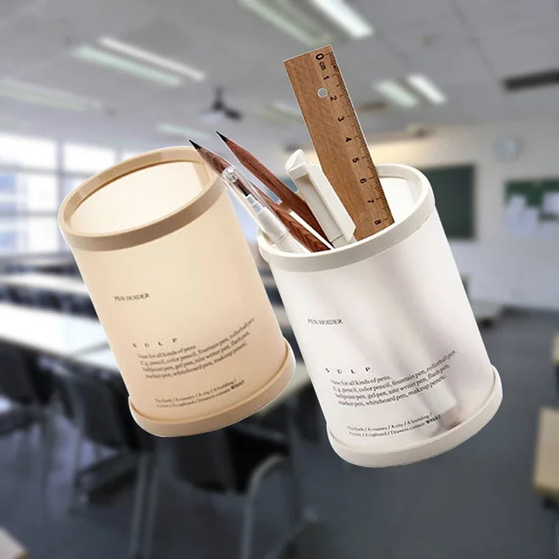 Porte-stylo Cylindrique Démontable — Rangement Papeterie Bureau, École et Cadeau Enseignant