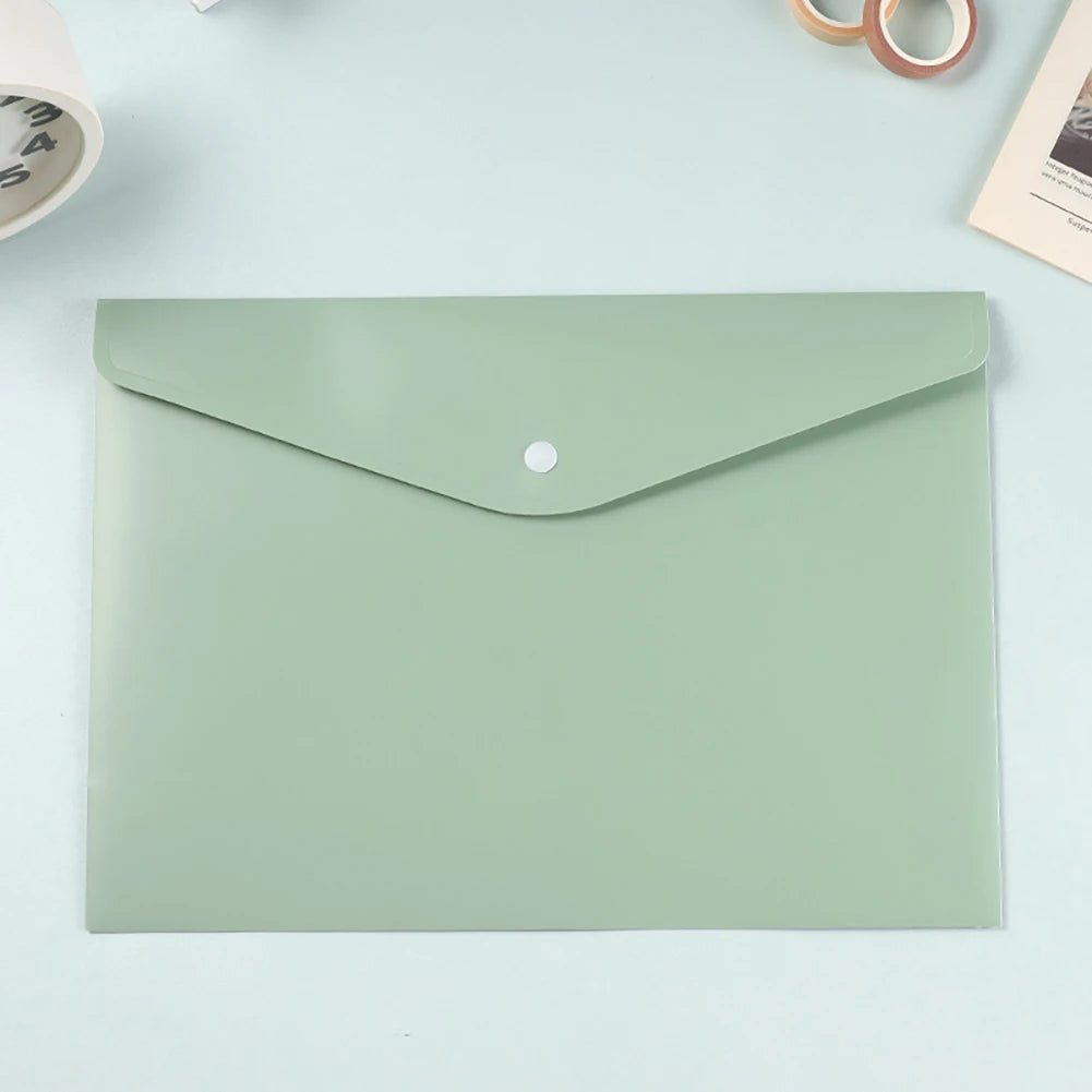 Pochette de Rangement Fichiers A4 en PP — Organisateur Bureau Grande Capacité