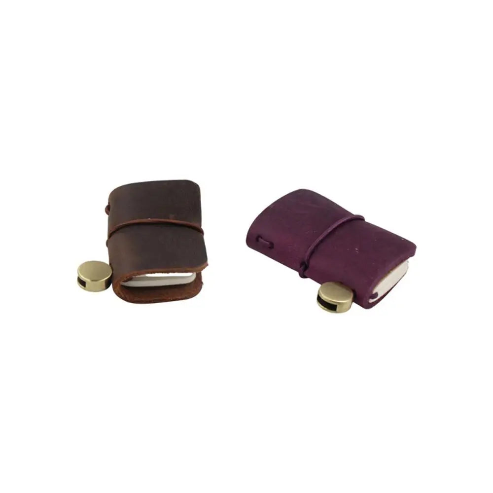Carnet de Voyage en Cuir Portable — Journal, Notebook et Carnet Artisanal