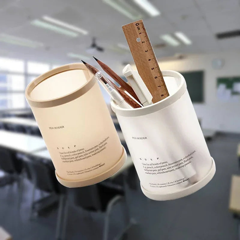 Porte-stylo Cylindrique Démontable — Rangement Papeterie Bureau, École et Cadeau Enseignant