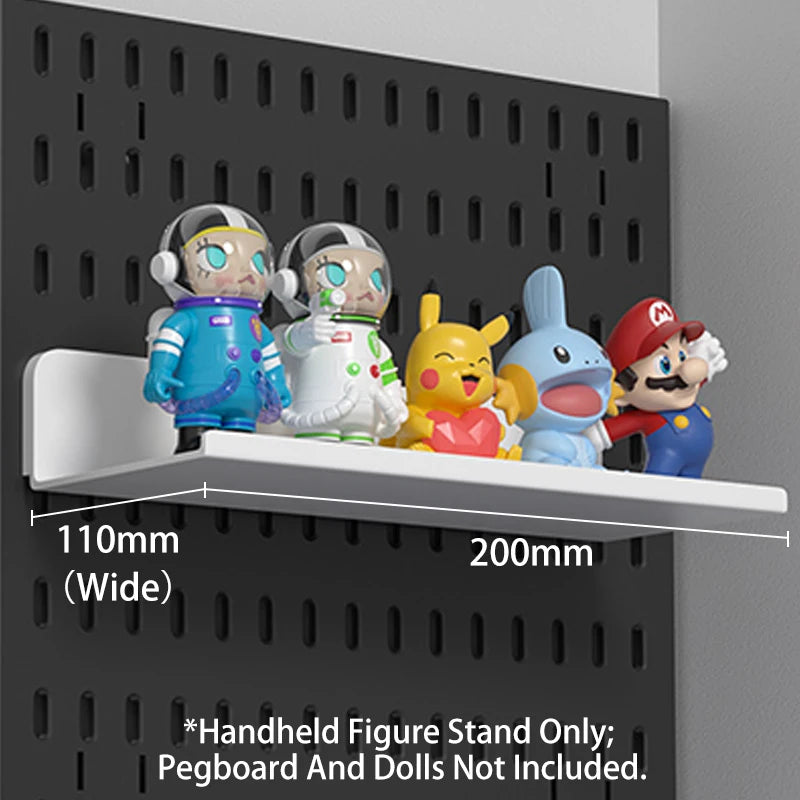 Panneau de Rangement Bureau Vertical Réglable — Rack Papeterie et Figurines Décoratives