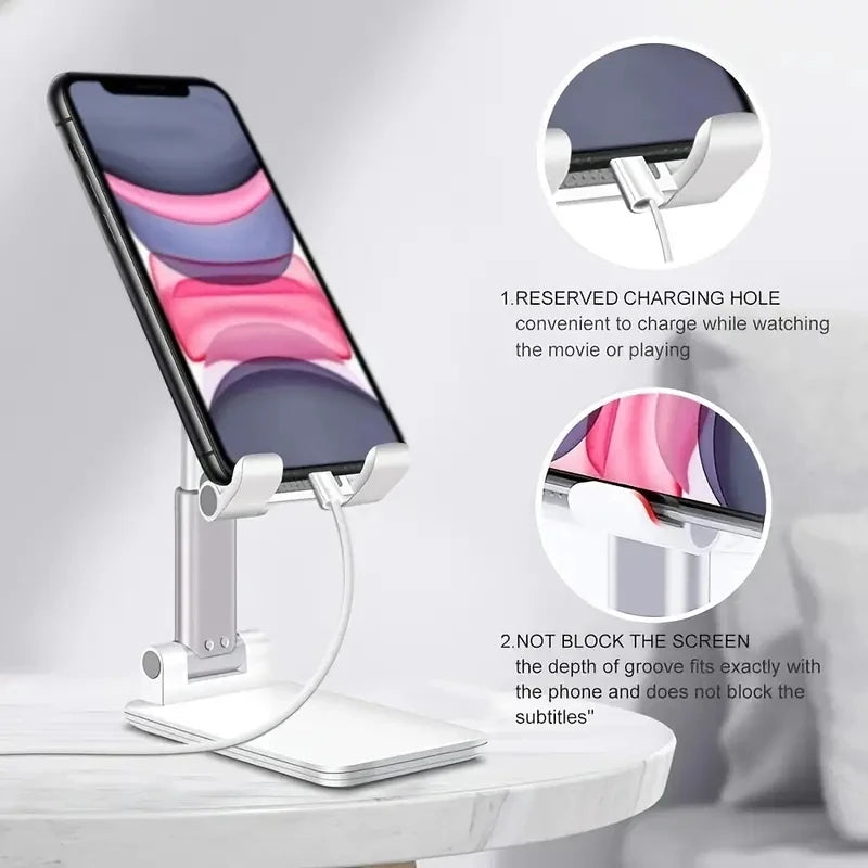 Support Pliable Universel pour Téléphone et Tablette — Compatible iPad, iPhone et Android