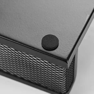 Organisateur de Bureau en Grille Métallique — 3 Compartiments avec Porte-stylo