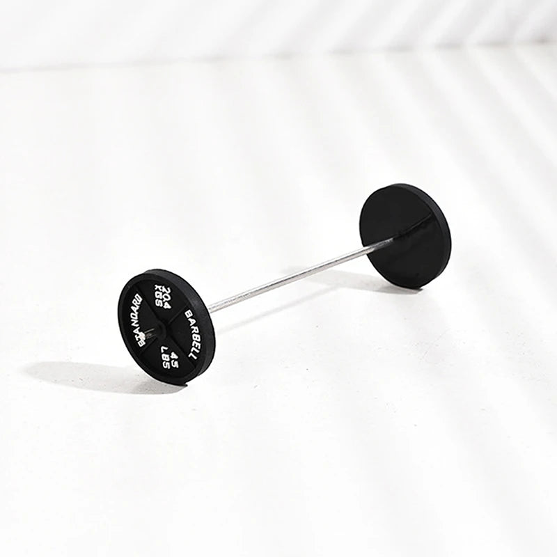 Porte-stylo Haltère Créatif — Mini Rack Bureau Amusant pour Hommes et Sportifs
