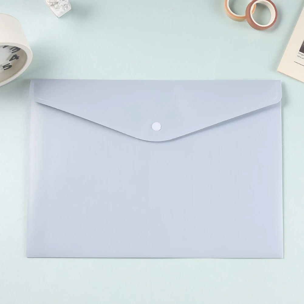 Pochette de Rangement Fichiers A4 en PP — Organisateur Bureau Grande Capacité