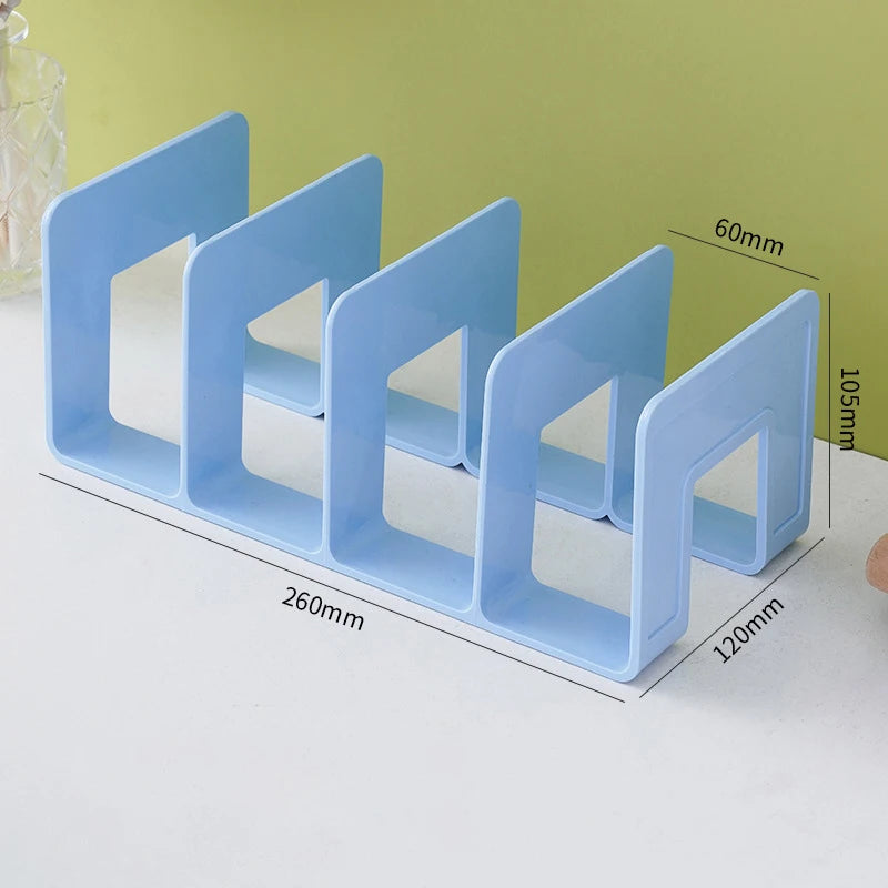 Range-livres Multifonction en Plastique — Organisateur Livres, Magazines et Fichiers Bureau