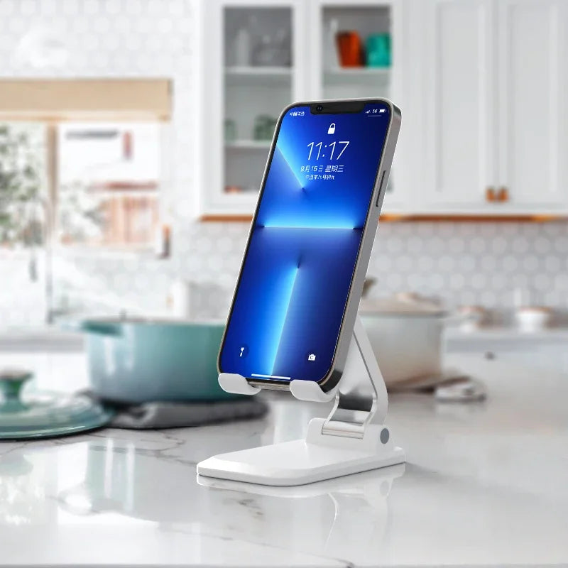 Support Téléphone et Tablette Pliable ABS — Compatible iPad, iPhone, Smartphone