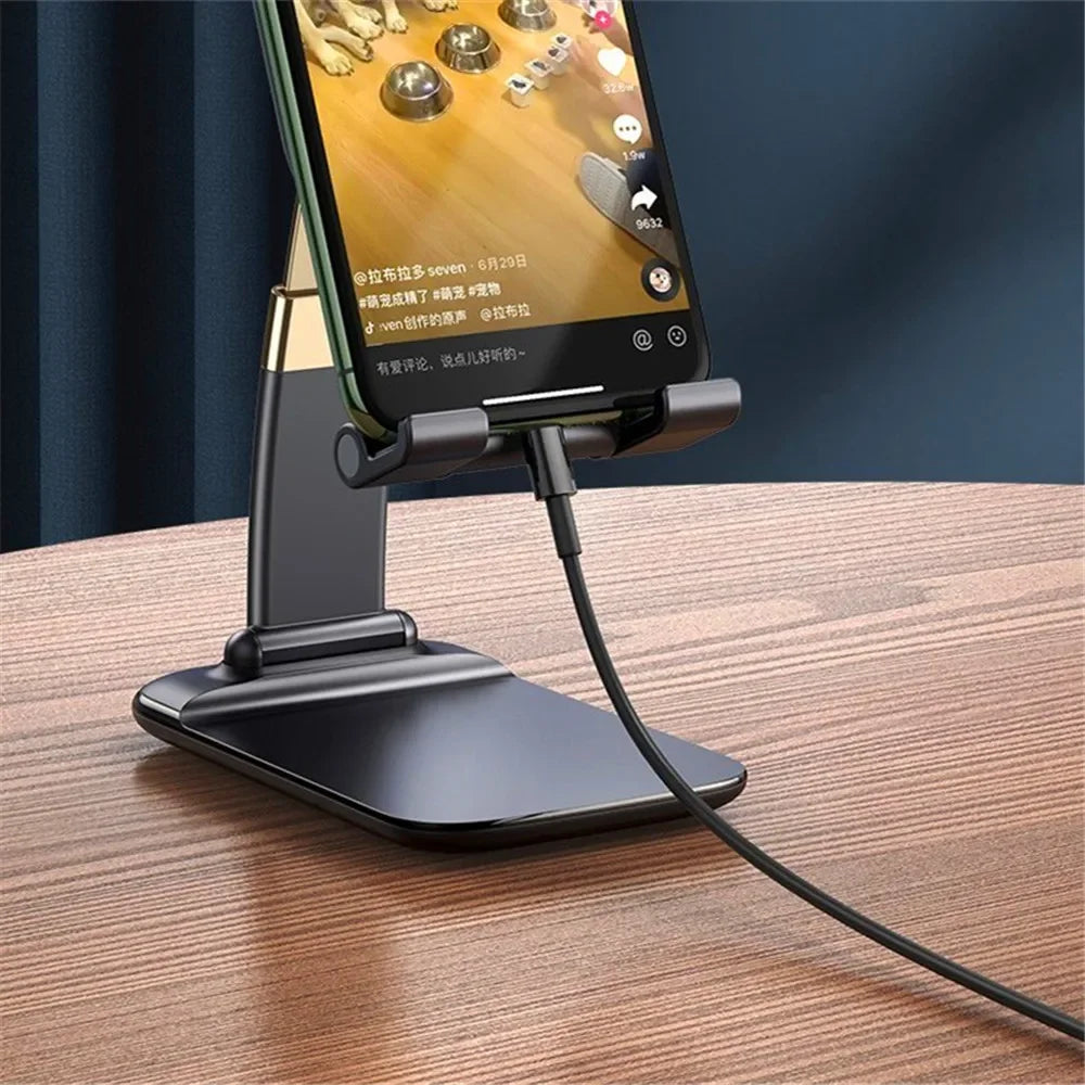 Support Téléphone et Tablette Pliable ABS — Compatible iPad, iPhone, Smartphone