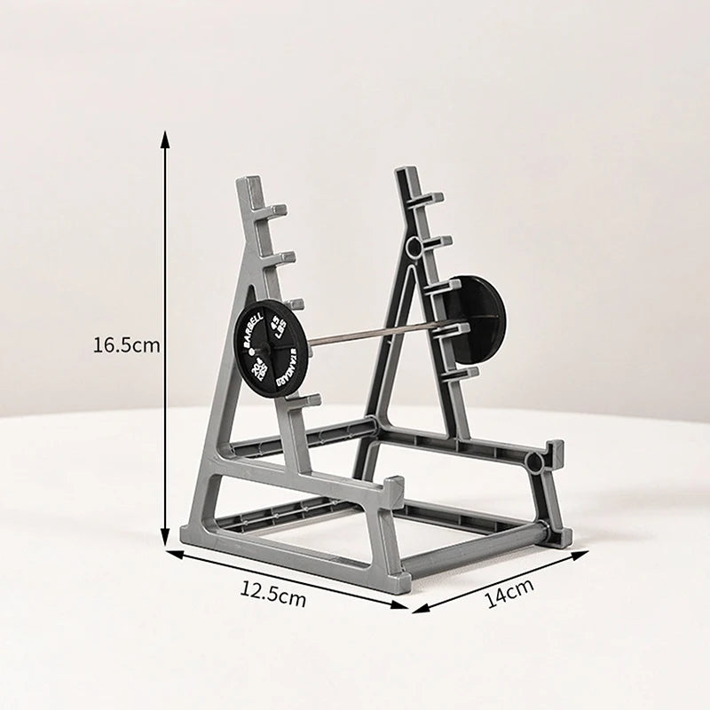 Porte-stylo Haltère Créatif — Mini Rack Bureau Amusant pour Hommes et Sportifs