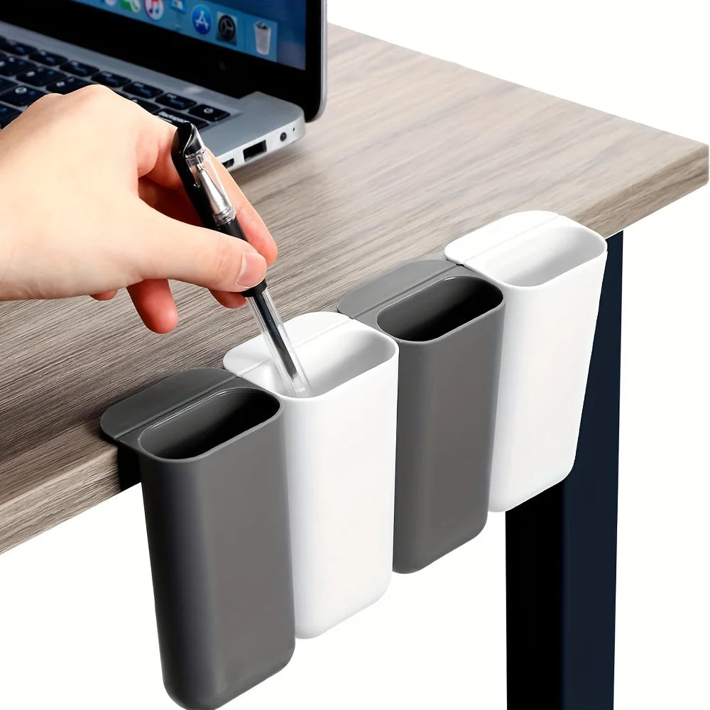 Porte-stylo Adhésif Clip-on — Organisateur Bureau, Maison et École en Plastique PP