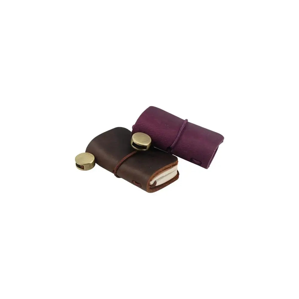Carnet de Voyage en Cuir Portable — Journal, Notebook et Carnet Artisanal