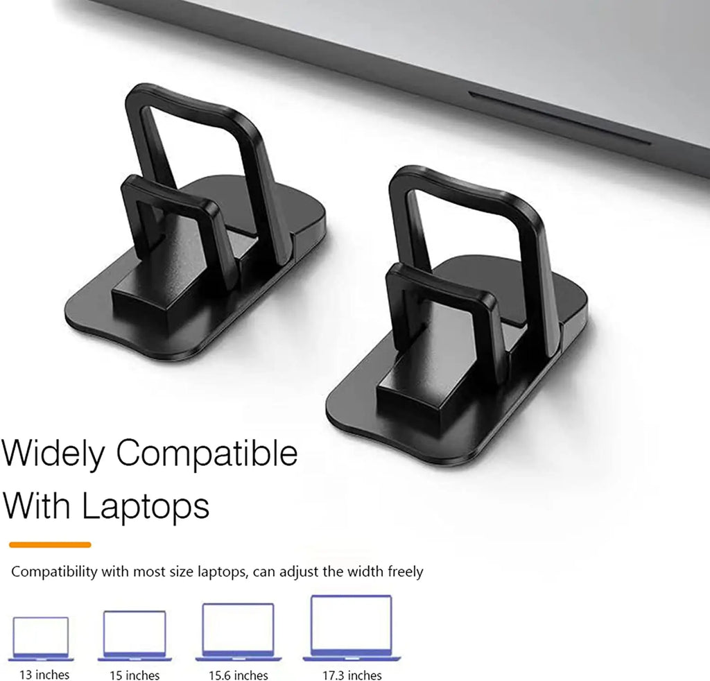 Support Ordinateur Portable Mini Jambes Pliables — Compatible MacBook, Huawei, Xiaomi