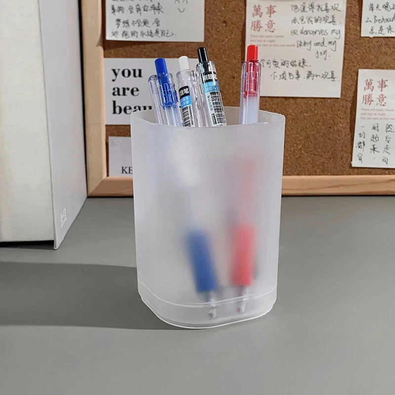 Porte-stylo Grande Capacité Design Mignon — Rangement Papeterie Bureau et École