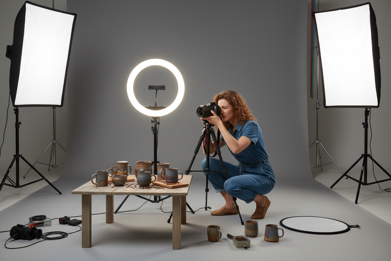 Anneau lumineux photographe