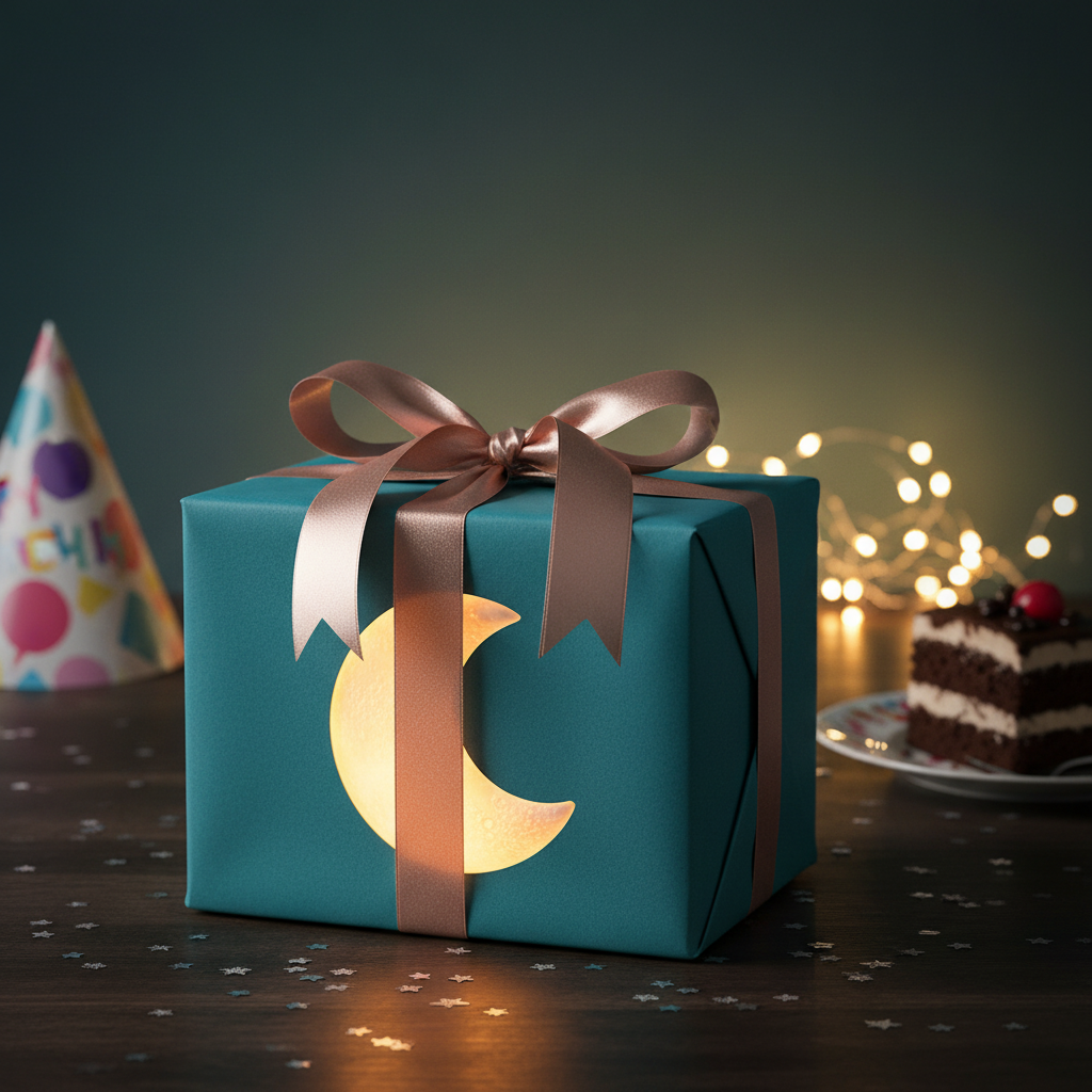 Veilleuse lune cadeau