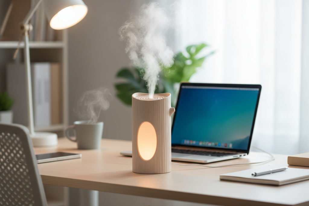Humidificateur lifestyle bureau