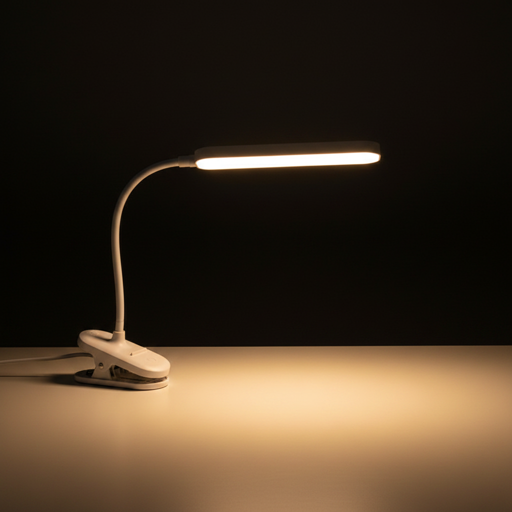 Lampe allumée faisceau LED