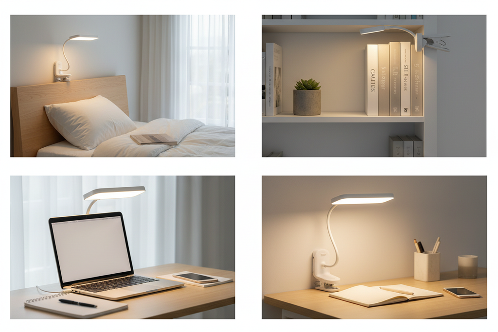 Lampe clip polyvalente