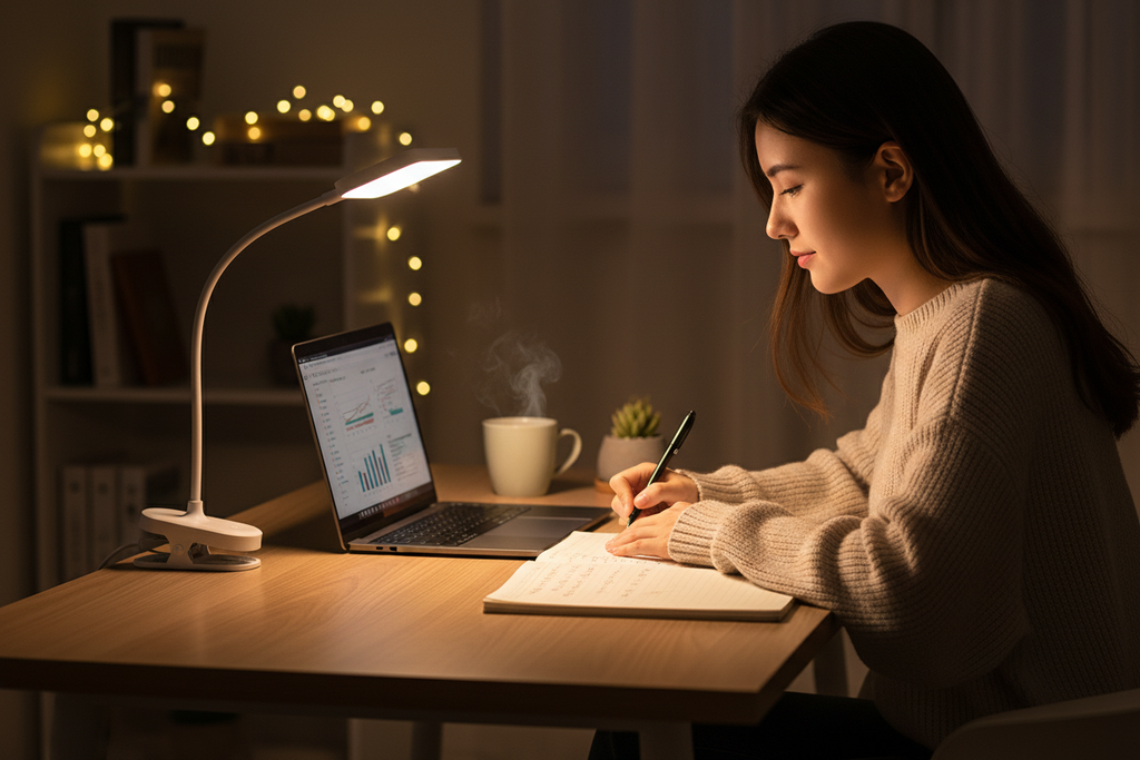 Lifestyle étudiant lampe
