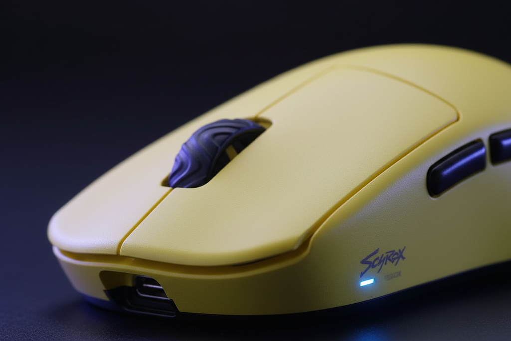 Souris gaming gros plan